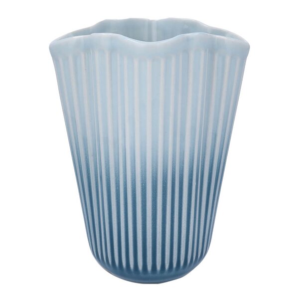 Kähler - Hammershøi unfold vase 20,5 cm blå