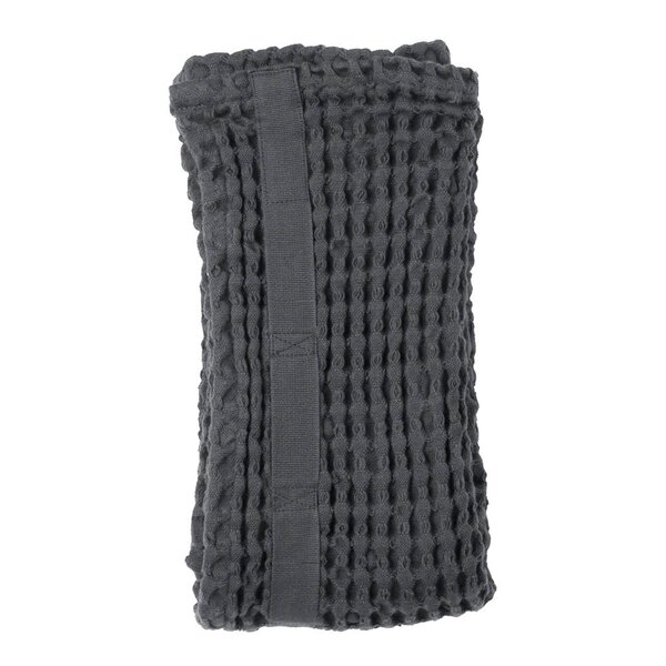 The Organic Company Big Waffle håndhånkle 50x75 cm mørkegrå
