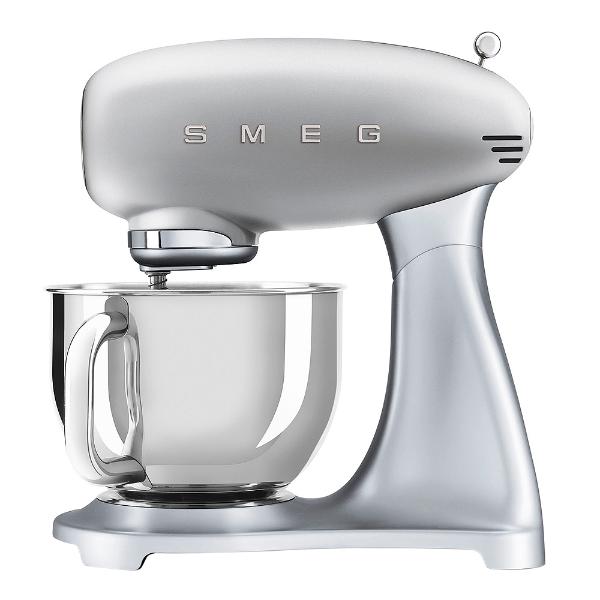 SMEG Kjøkkenmaskin SMF02 4,8L original sølvgrå