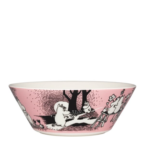 MoominArabia Frokostbolle 15 cm Kjærlighet rosa 30 år