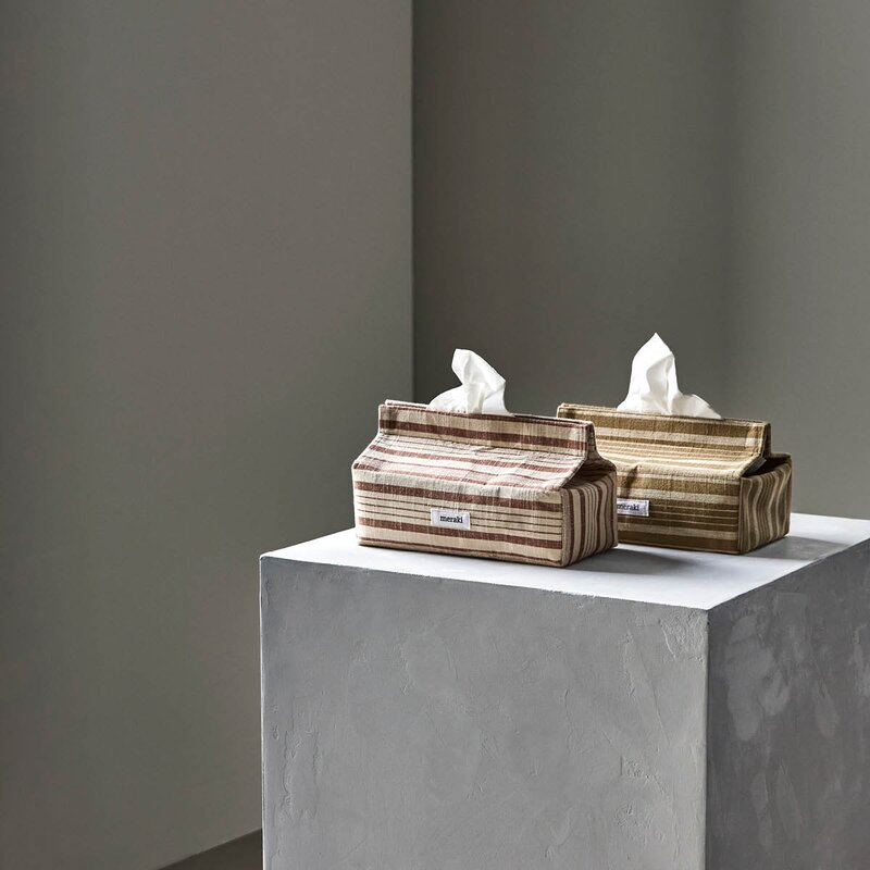 Meraki Lommetørkleholder 24x12,5 cm terrakotta