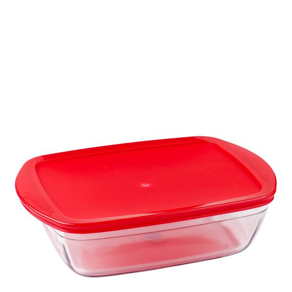 Pyrex Arcuisine ildfast form med lokk 28x20x8 cm