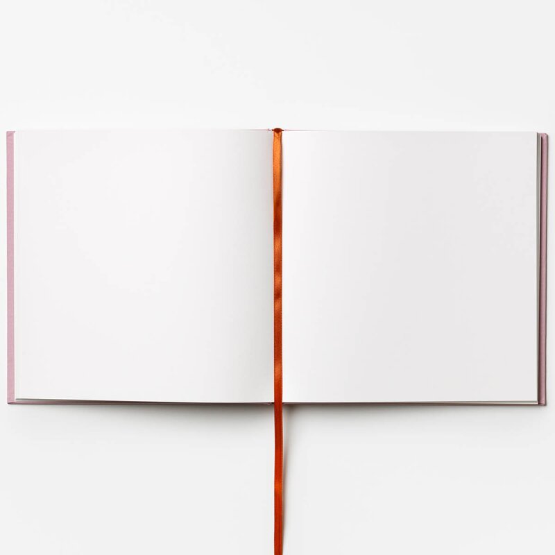 Printworks Gjestebok rust/rosa