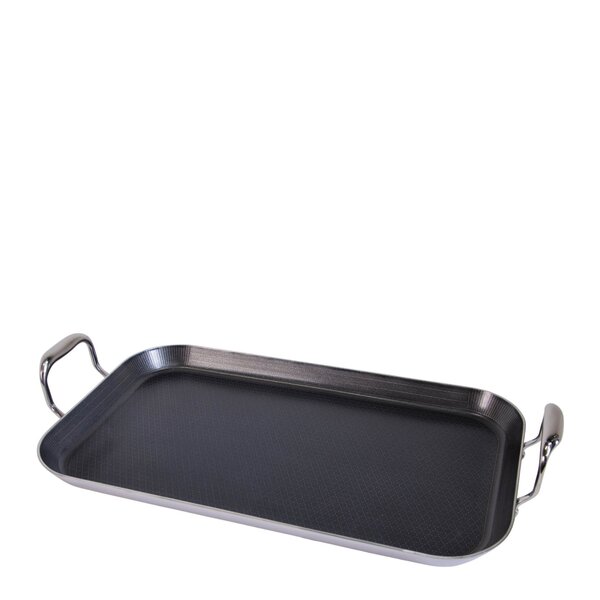 Gladkokken Hybrid Slipp-Lett plancha stekeplate 45x26,5 cm keramisk svart