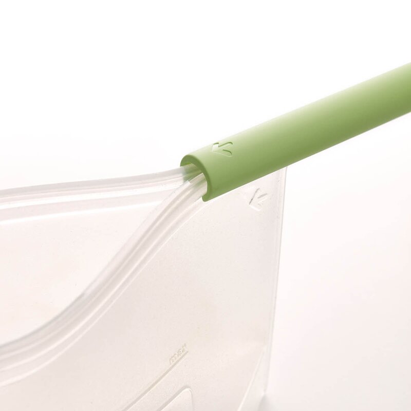 Lékué Gjenbrukbar silikonpose 0,5 L grønn