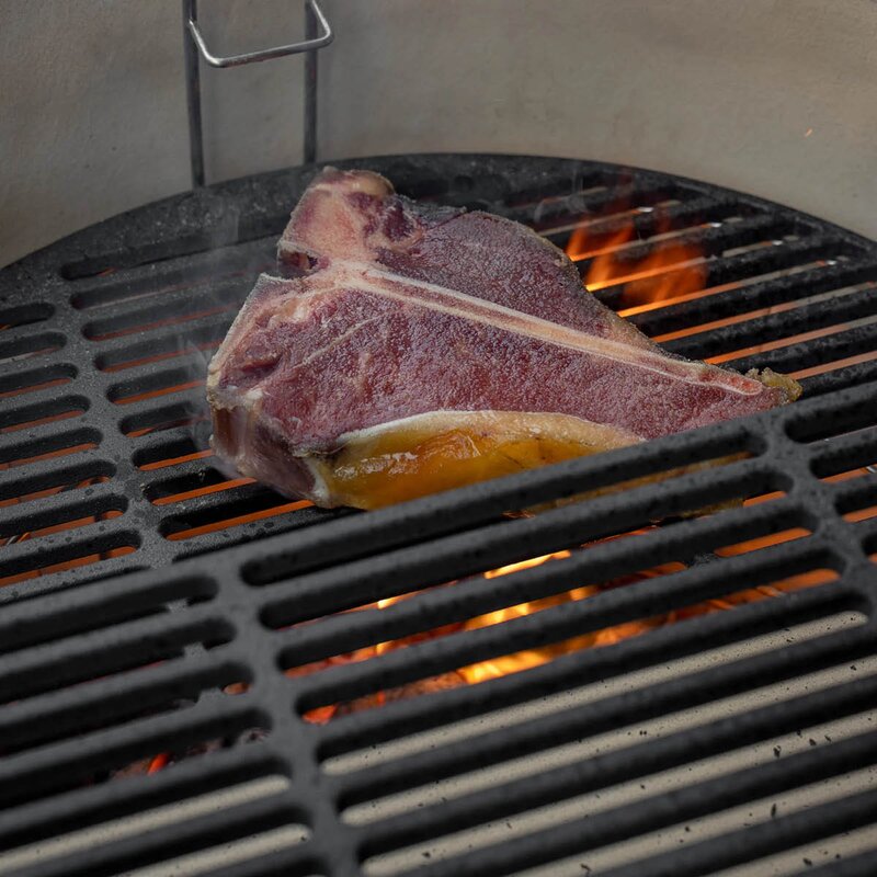 Kamado SUMO Midi 21 grillrist halvmåne støpejern