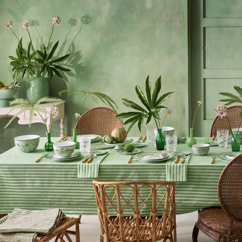 Pip Studio Lilly & Lotus krus liten 20 cl lysegrønn