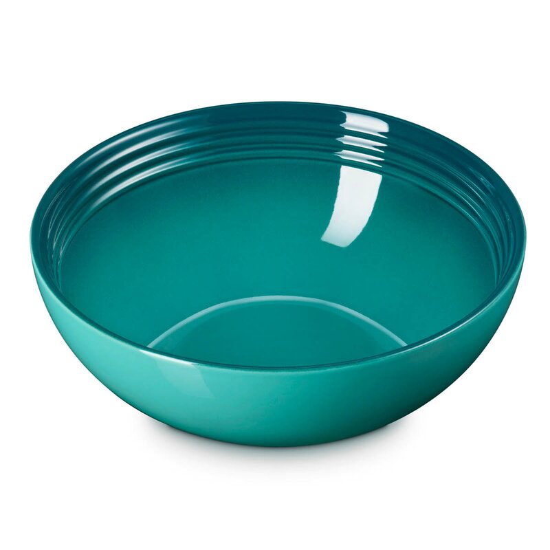 Le Creuset Signature serveringsskål 24 cm Bleu Riviera