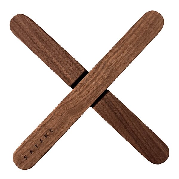 Satake Magnetisk gryteunderlag 19 cm valnøtt