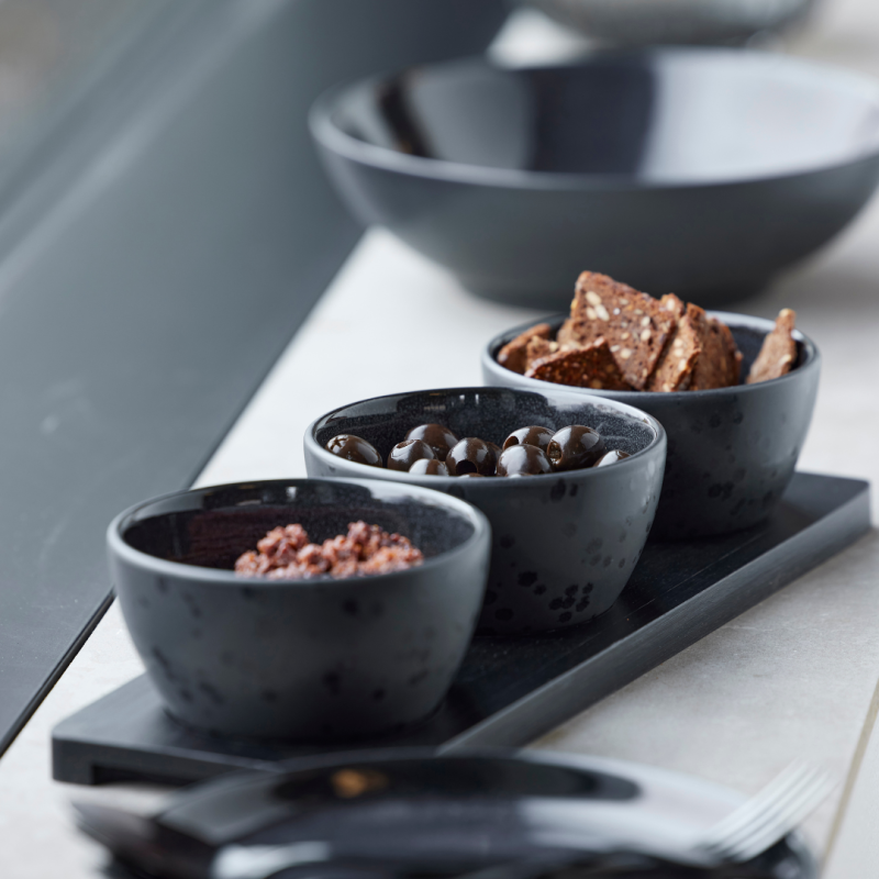 Bitz Snackssett svart