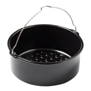 Pyrex Airfryer ildfast form 20 cm svart