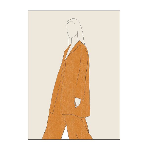 Poster & Frame The Poster Club x Chloe Purpero Johnson poster 50x70 cm comfy suit