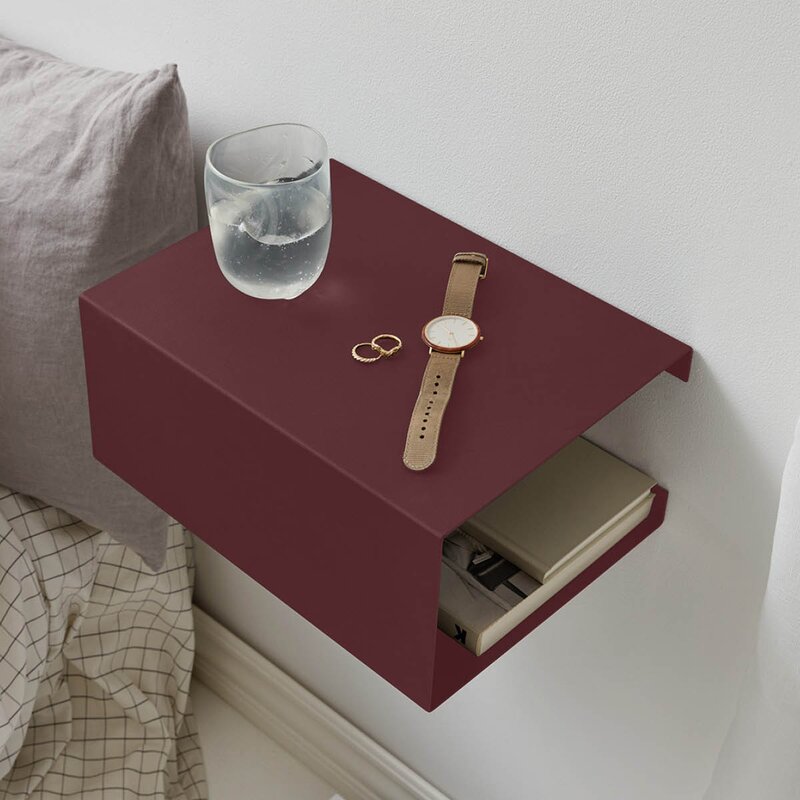 ReCollector BoxShelf hylle 35x25x15 cm Maroon Red