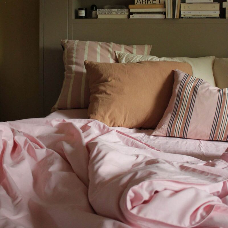 Midnatt Franzi stretchlaken 90x200 cm bubblegum pink