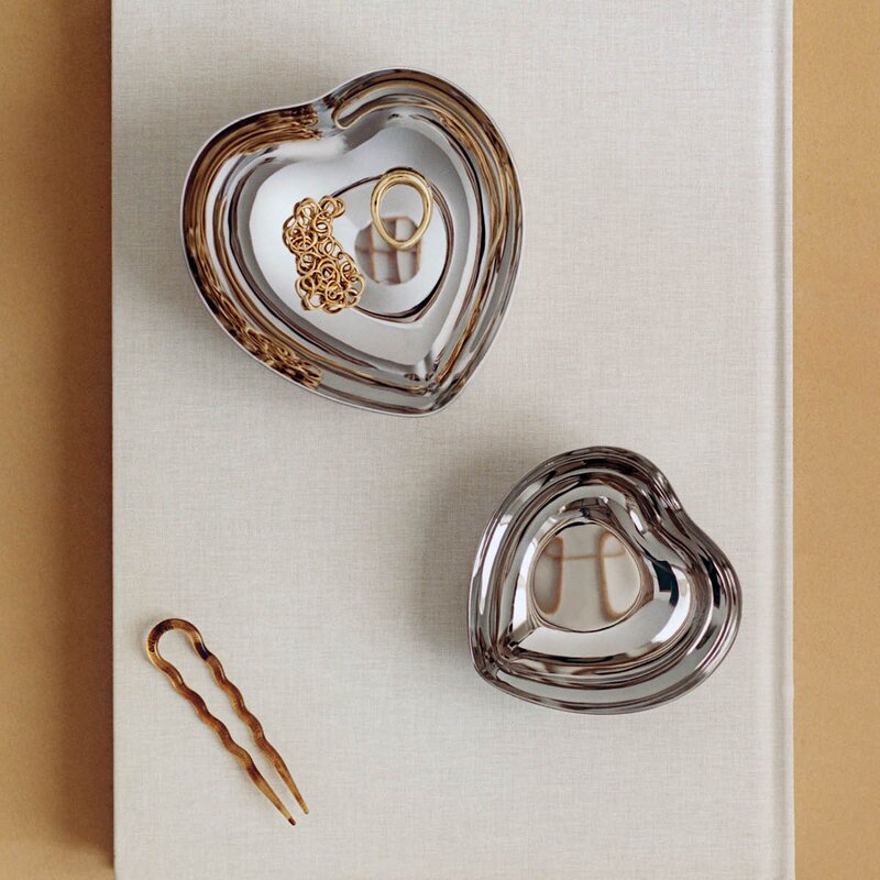 Georg Jensen Heart bolle medium 12 cm stål