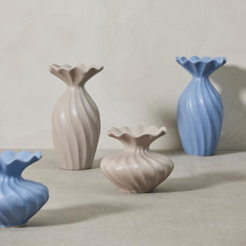 Lene Bjerre Susille vase 14 cm sand 