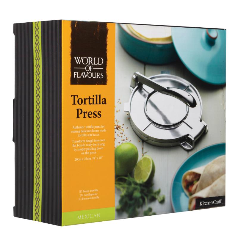 MasterClass World of flavours tortillapresse stål