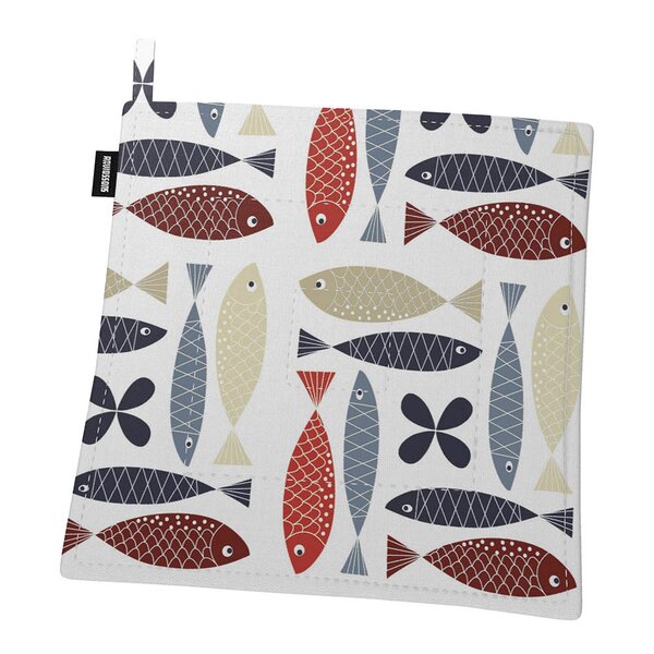 Arvidssons Textil Fina fisken gryteklut blå