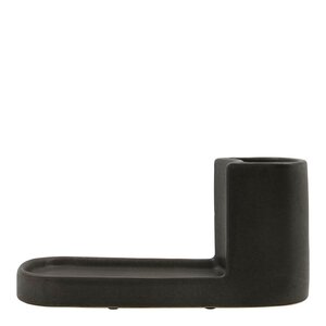 Meraki Datura børste- og såpeholder 26x12,5 cm mørk grå