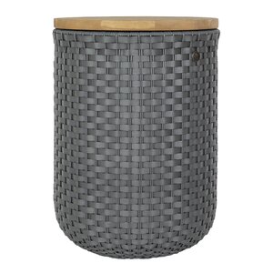 Handed By Halo sit puff med oppbevaring 34x45 cm dark grey