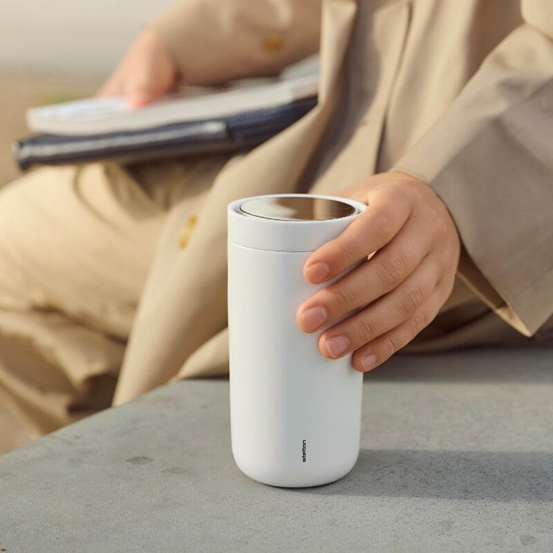 Stelton To Go Click termokopp 20 cl Soft Chalk