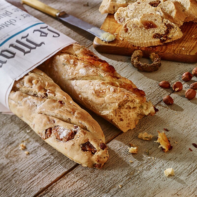 Birkmann Bread Buddies baguettform for 3 stk perforert 38x28 cm svart