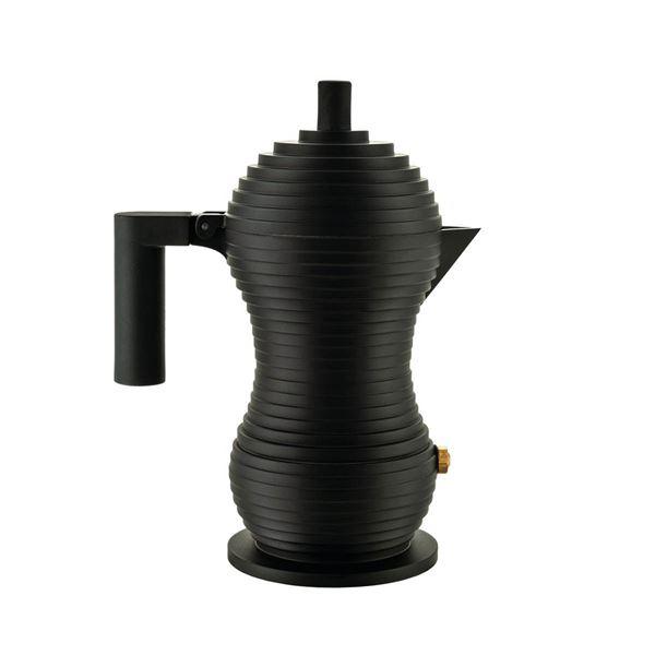 Alessi Pulcina espressokanne 1 kopp svart