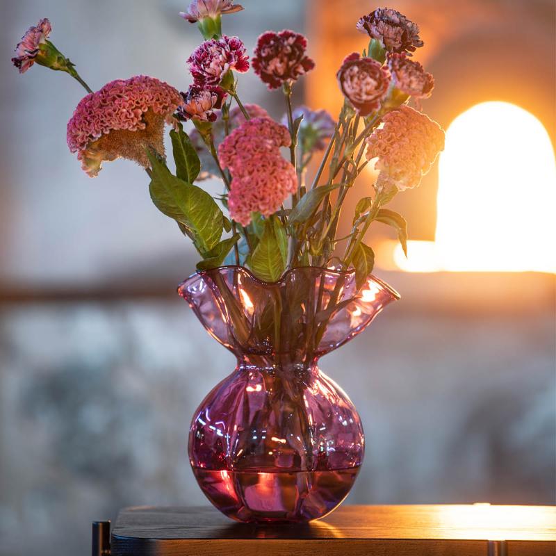 Magnor Boblen pride vase 23 cm rød