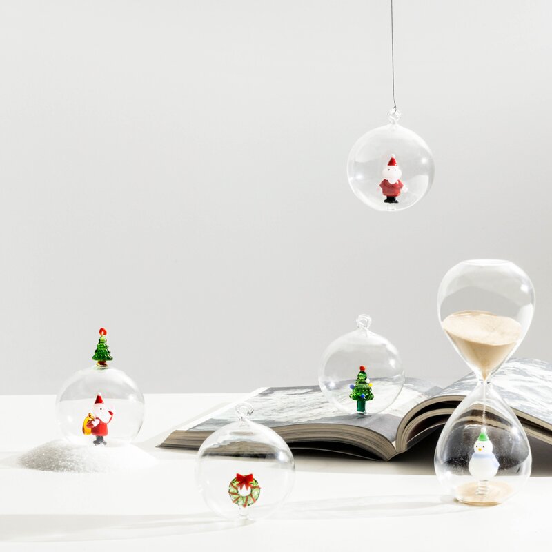 Ichendorf Milano Christmas Tales julekule glass 8 cm juletre
