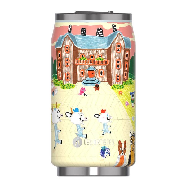 Les Artistes Bukkene Bruse termoflaske 28 cl skogens ro rosa