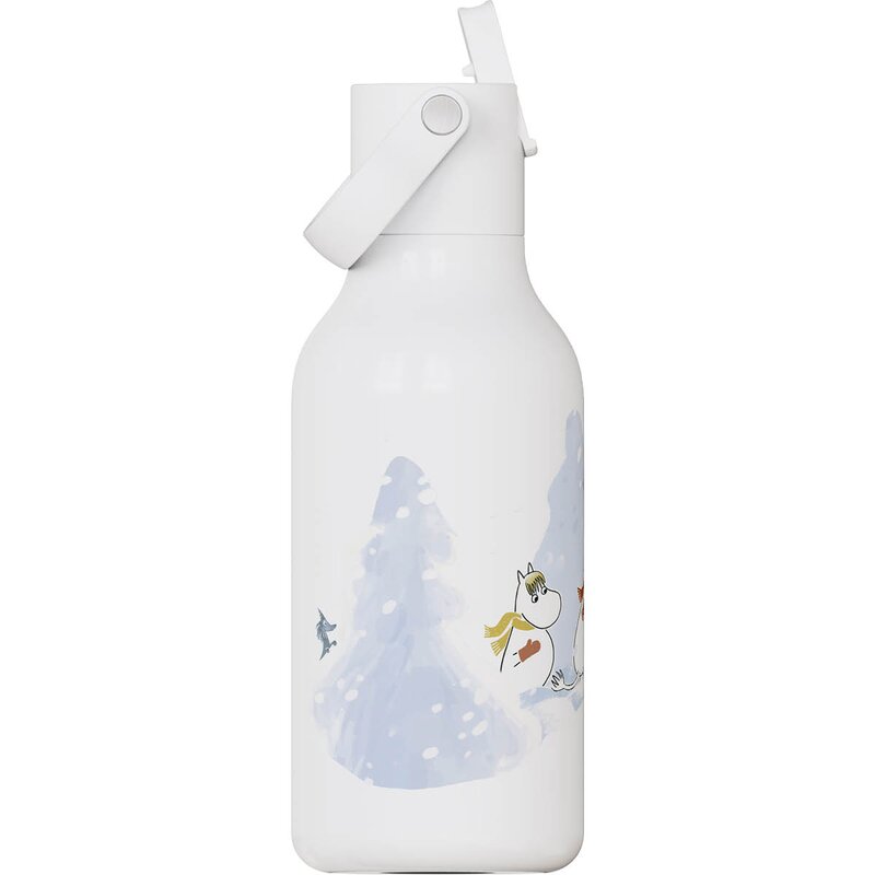 Stelton Tabi flip straw termoflaske 0,4L Moomin winter