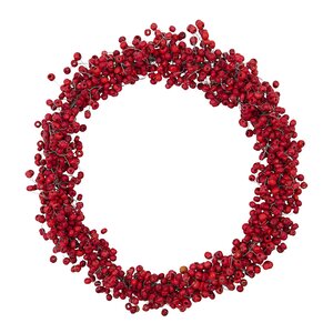 House Doctor Winter krans 23 cm rød