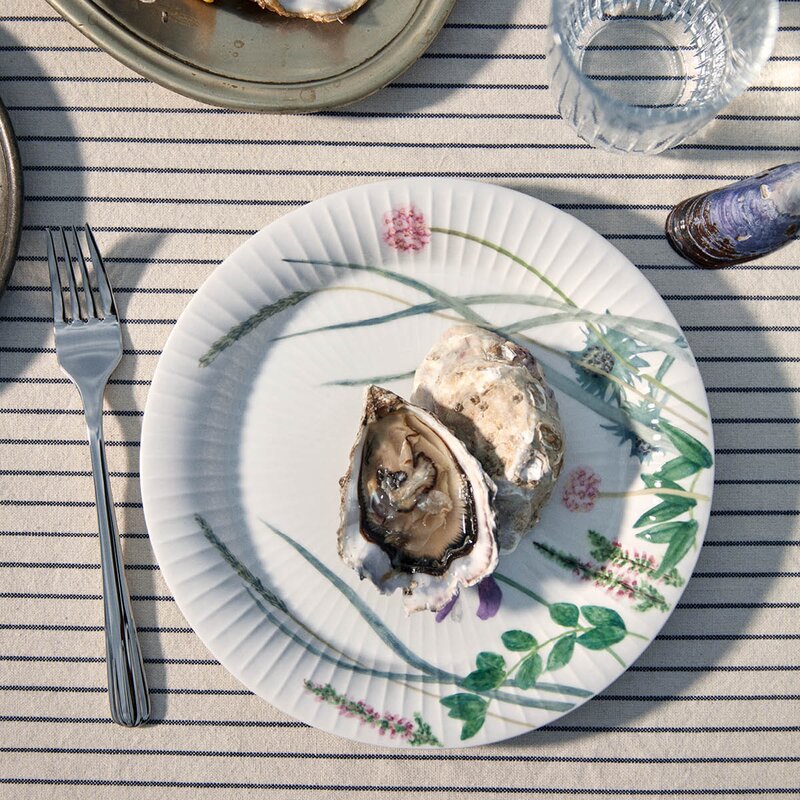 Kähler Hammershøi Summer tallerken 22 cm coastal flower