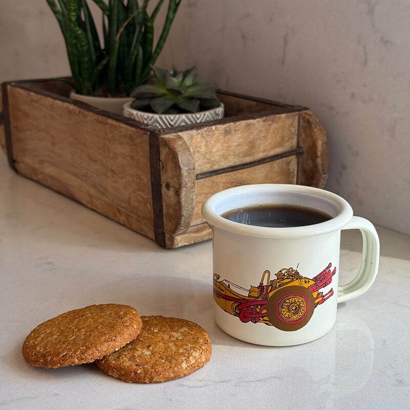 Flåklypa Flåklypa emaljekopp 25 cl Reodor Felgen beige