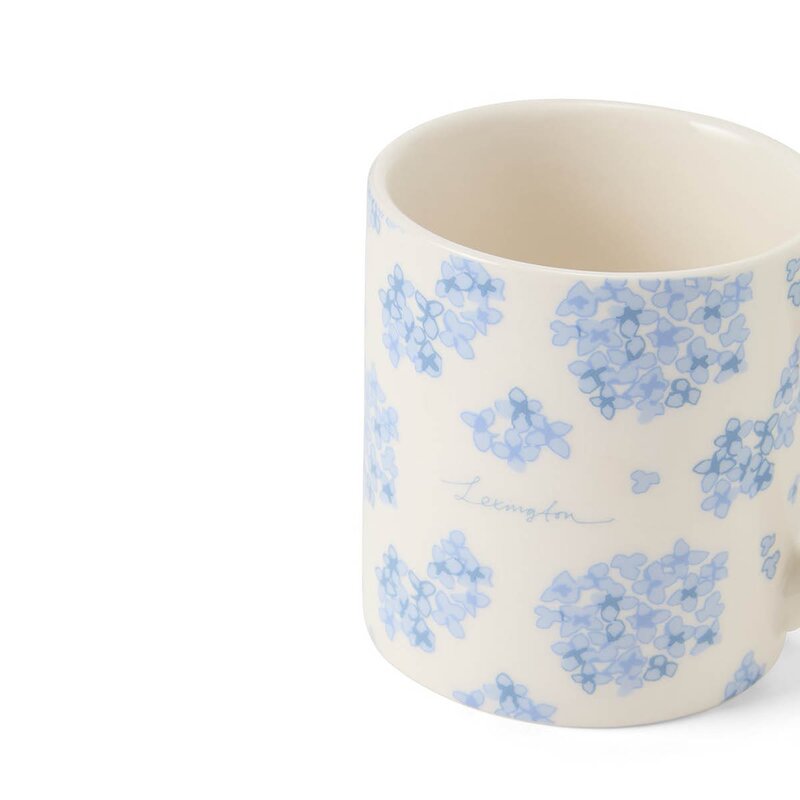 Lexington Krus 42 cl hvit/blå blomstermønster
