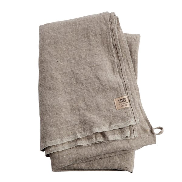 Lovley Linen Lovely Hamam badehåndkle lin 90x145 cm Natural Beige