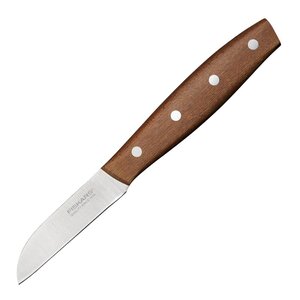 Fiskars Folken grønnsakskniv 7 cm tre/stål