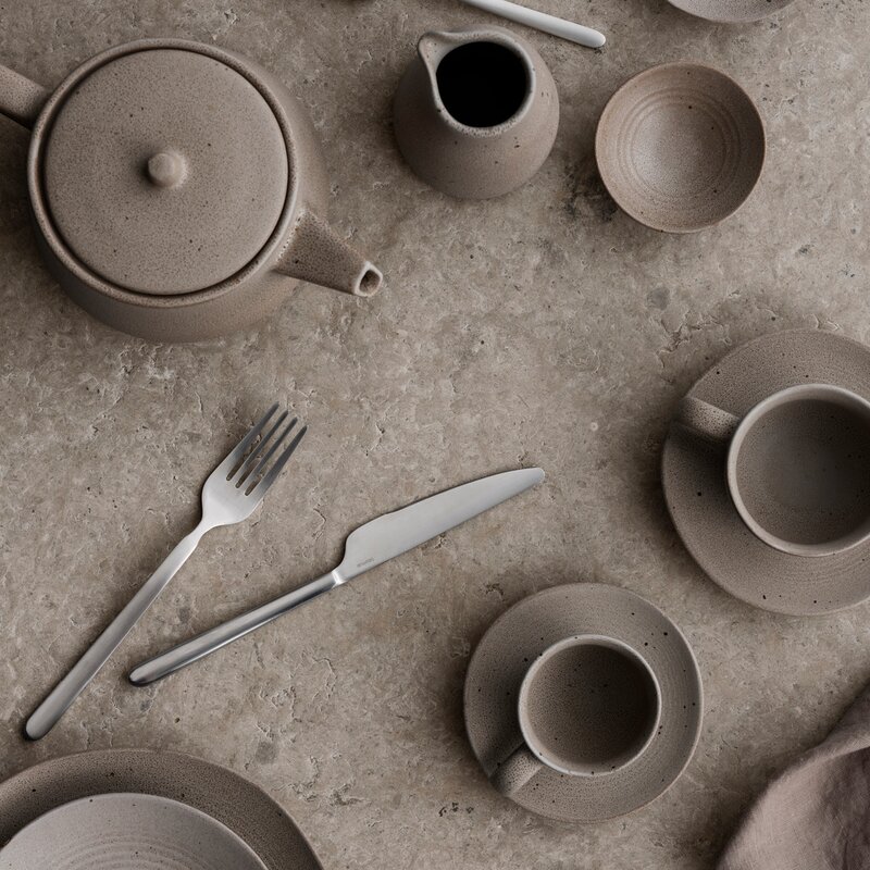 Blomus Kumi kaffekopp  19 cl 2 stk  lys brun