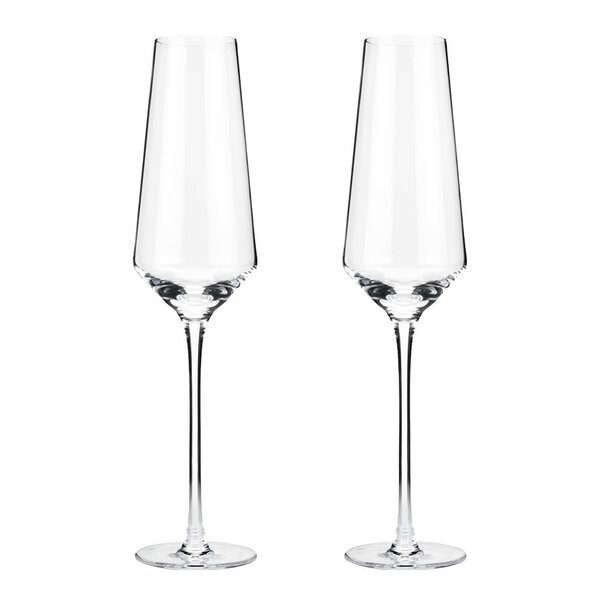 Viski Raye vinklet champagneglass i krystall 24 cl 2 stk