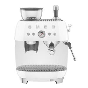 SMEG Espressomaskin EGF03 2,4L m/kaffekvern hvit