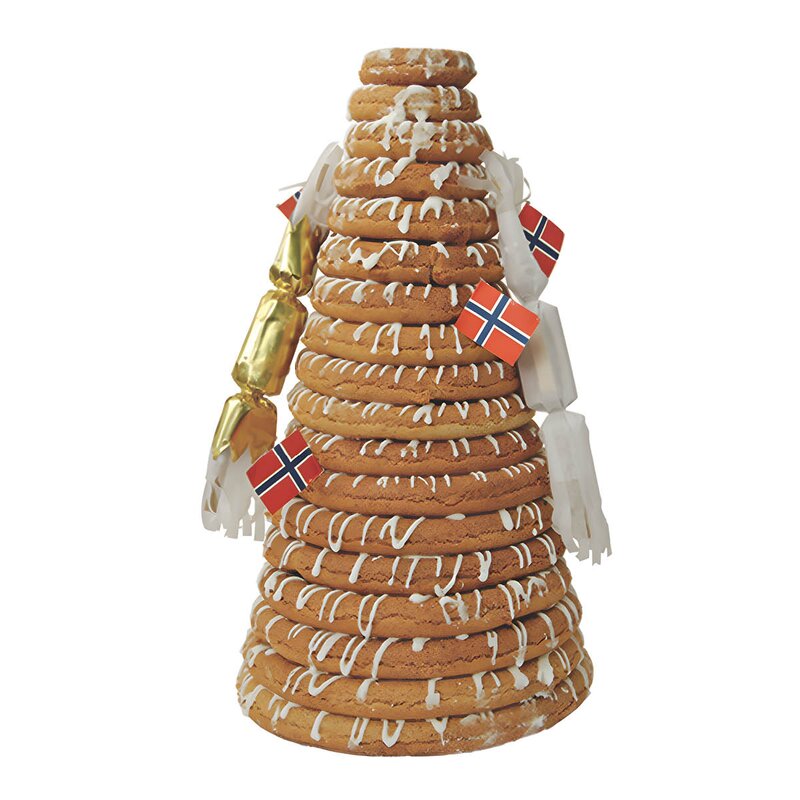 Aanonsen Kransekakeringer sett 18 deler