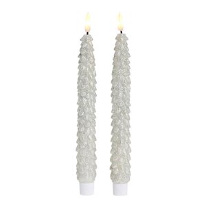 Lene Bjerre Livia LED-kronelys 25 cm 2 stk lys gull