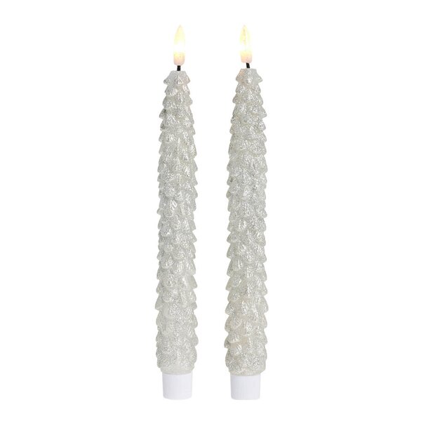 Lene Bjerre Livia LED-kronelys 25 cm 2 stk lys gull