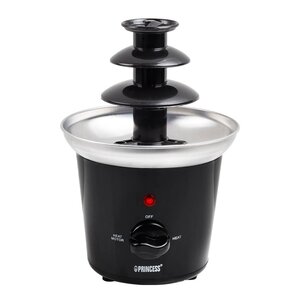 Sjokoladefontene 292994 i rustfritt stål 32W svart