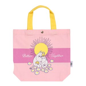 MoominArabia Mummi tøyveske mini 1,5x18x19 cm Kjærester rosa