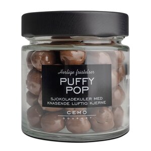 Cemo Puffy Pop sjokoladekuler 80g