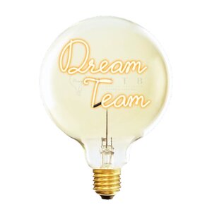 Elements Lighting MITB lyspære LED 17 cm Dream Team ravfarget