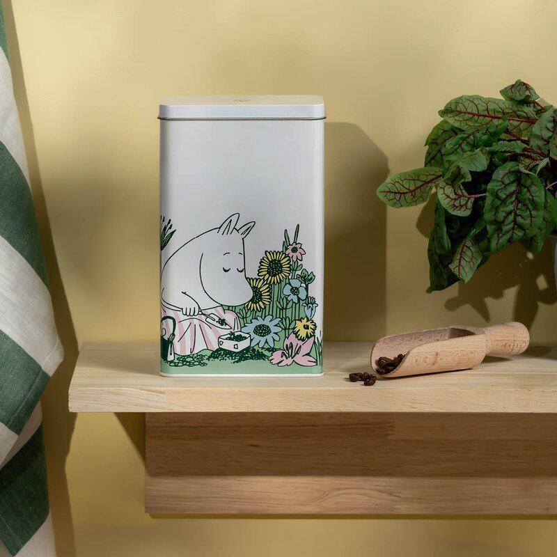 Muurla Mummi kaffeboks I Hagen 12x8x20 cm hvit
