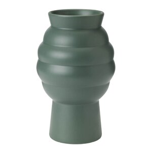 Knabstrup Keramik Tortus Archie vase No2 23,5 cm dark green