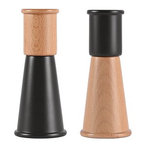 Sagaform Gurken salt- og pepperkvern 15 cm 2 stk svart/brun